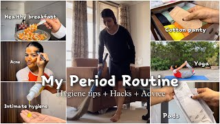 My Period Routine | Vlog | Hacks + Advice, Hygiene Tips, Pain + Body & Self Care | Mishti Pandey