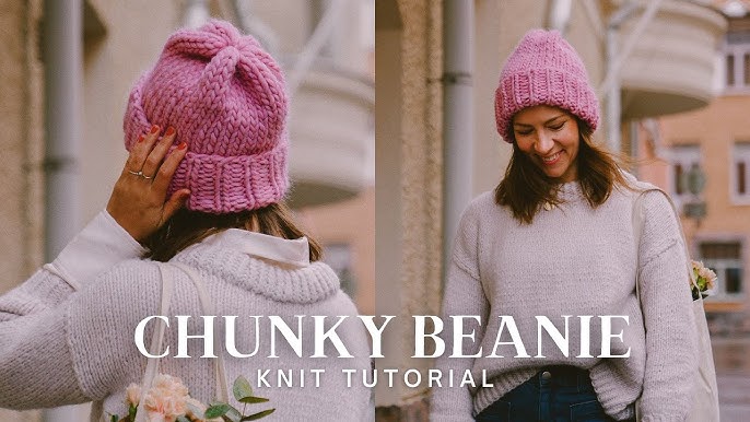 DIY Knitting Pattern Simple Knit Hat, The Folly Beach Beanie Hat, Medi –  Rosehip Lane