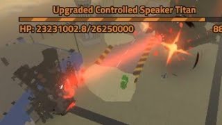 Titan Speaker Toilet VS Upgraded Controlled Titan Speakerman Skibi defense