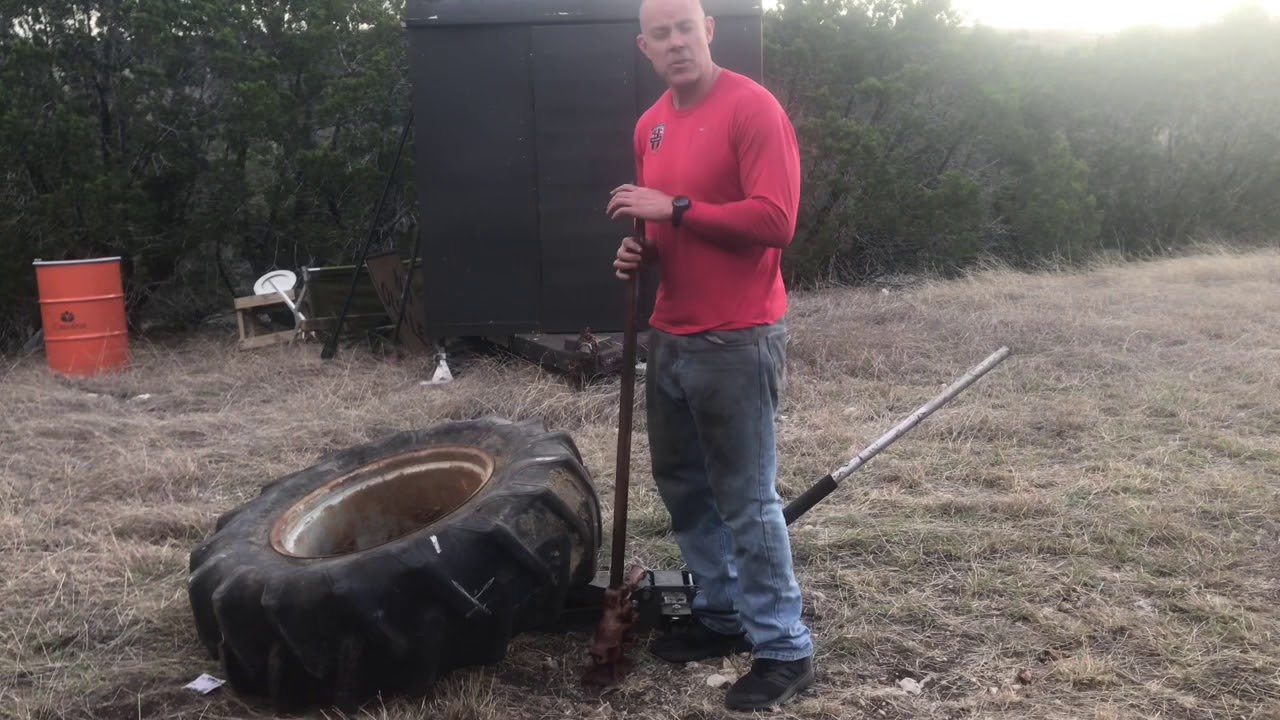 How To Break Down A Tractor Tire