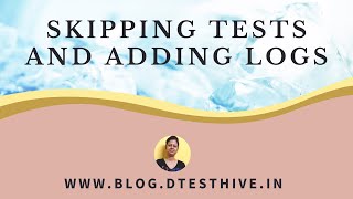 Part 4 Postman Skipping tests and adding logs