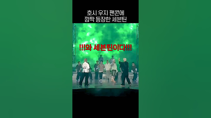 (ENG CC) SEVENTEEN surprises fans at Hoshi & Woozi's fan concert