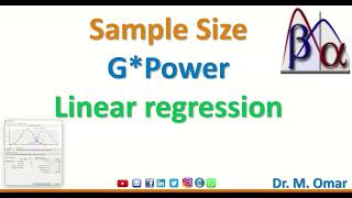Linear regression Sample Size GPower
