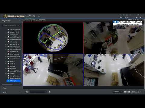 Hướng dẫn chia hình Camera Fisheye trên ứng dụng KBIVMS / SmartPSS