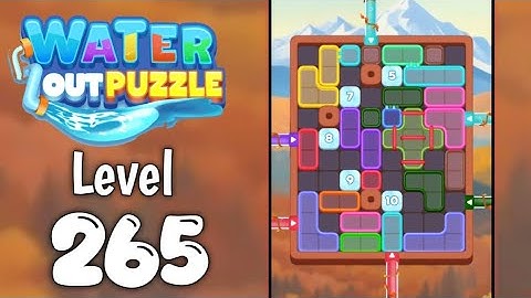 Water Out Puzzle Level 265 Walkthrough