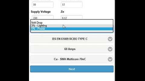 Cable Calc Pro Electrical App