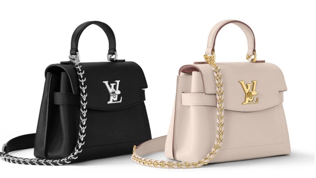 Louis Vuitton bag LockMe ever mini. Color: greige, black. - YouTube