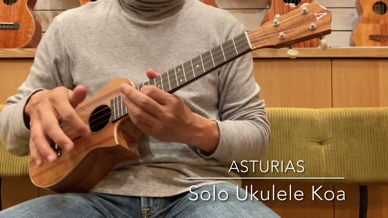 ASTURIAS Solo Ukulele Koa [UKULELE BIRD] - YouTube