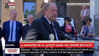 Eric Dupond-Moretti : «la Justice va connaître un budget qu’elle n’a pas connu depuis longtemps»