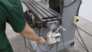 Atrump K3V 11 x 58 Vertical Milling Machine w/ Newall DRO, Power Feeds