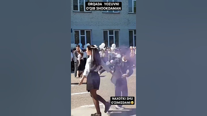 VIDEONI KO’RIB BU BIZDA EMAS, DEB HURSAN BO’LIB TURGAN EDIM, AFSUSKI HAYR MAKTABIM YOZUVNI KO’RDIM.