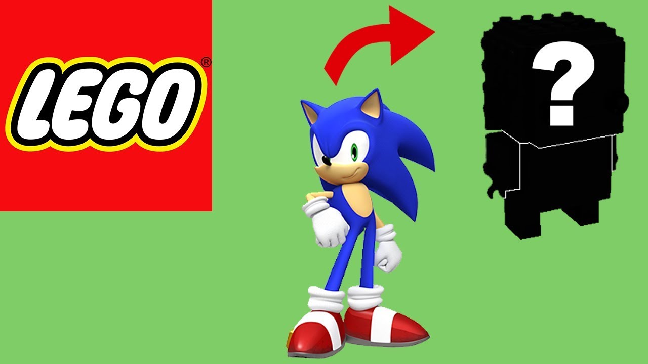 Custom Lego Sonic the Hedgehog MOC Brickheadz Instructions