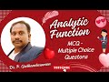 4. MCQ - Unit 4 - Analytic function - 21MAB102T