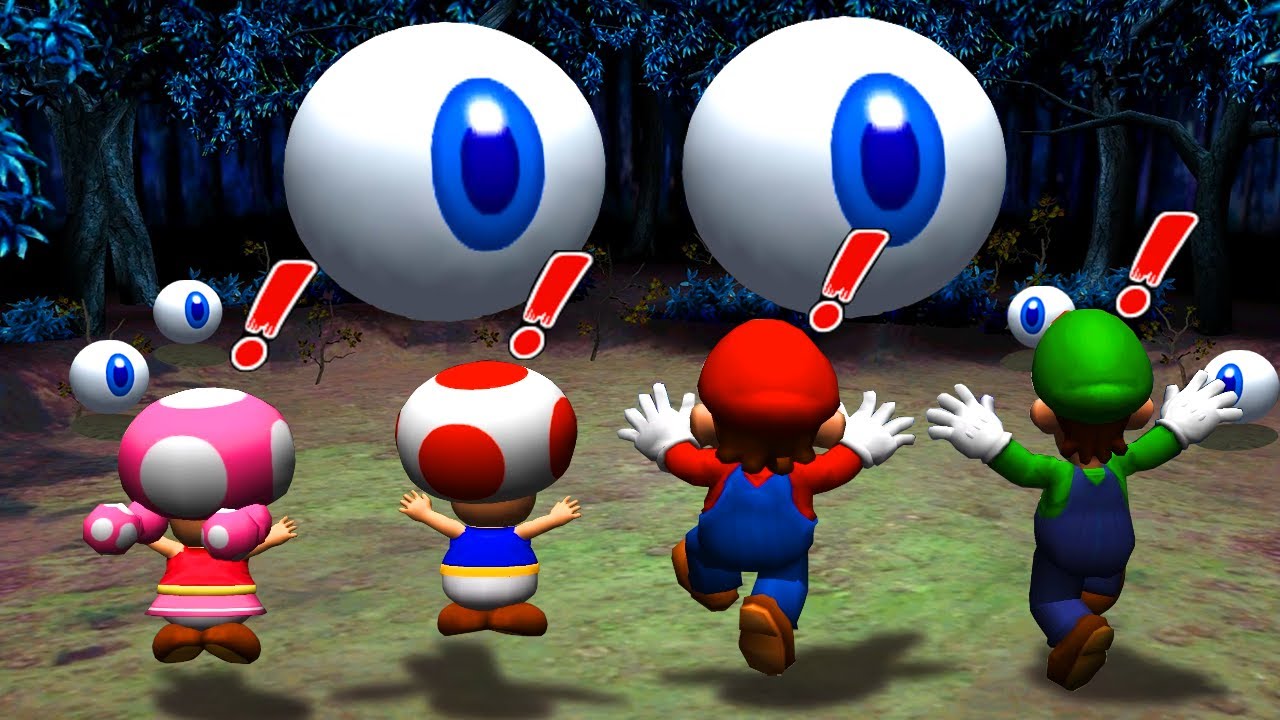 Mario Party 8 Minigames - Mario vs Luigi vs Toad vs Toadette