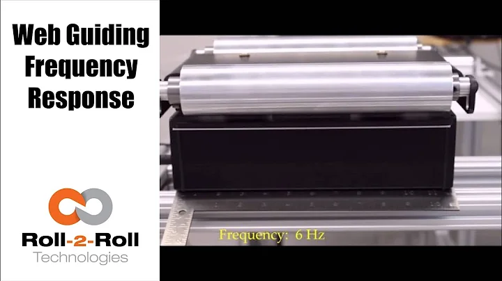 Frequency Response of Roll-2-Roll Web Guide