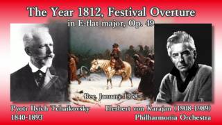 Tchaikovsky: The Year 1812, Karajan & The Phil (1958
