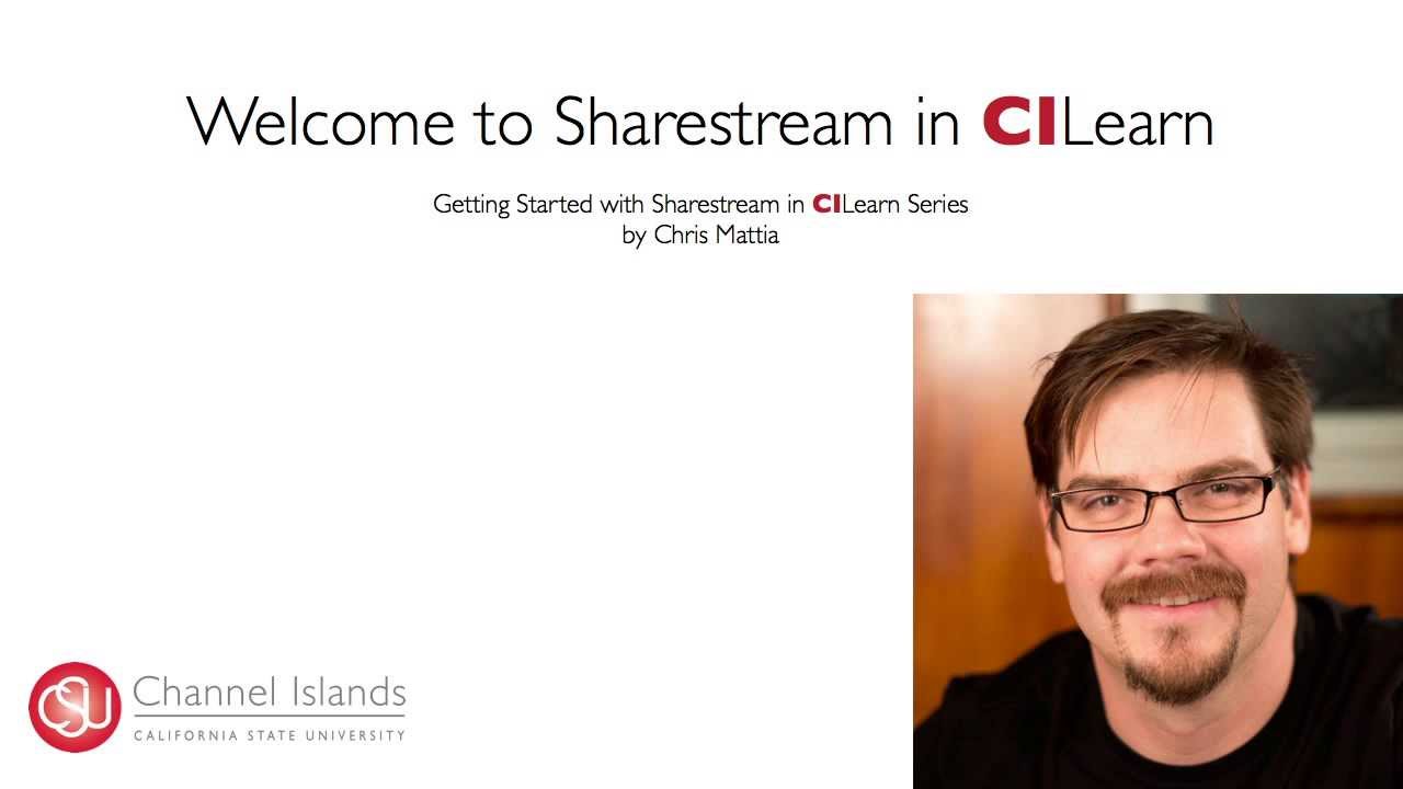 01 Welcome to Sharestream in CI Learn