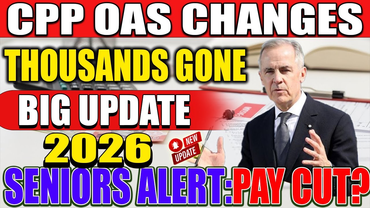 🚨💰 CPP & OAS ALERT LIVE: New Rule Changes Start This Week That Every Canadian Must Know