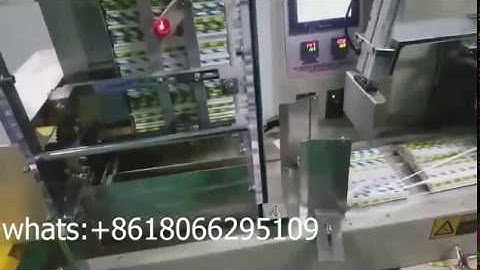 200pcs paper straws counting and packing machine