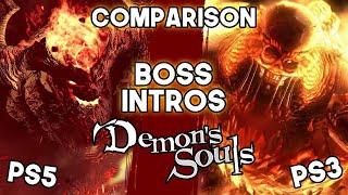 DEMON'S SOULS  - BOSS INTRO Comparison (PS5 vs PS3)