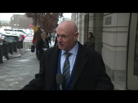 Mark Kelly speaks after court hearing over dispute with Pete Hegseth -  YouTube