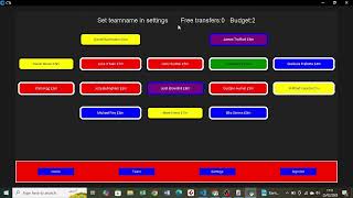 Robust Test 5 - No budget and no Free Transfers tests