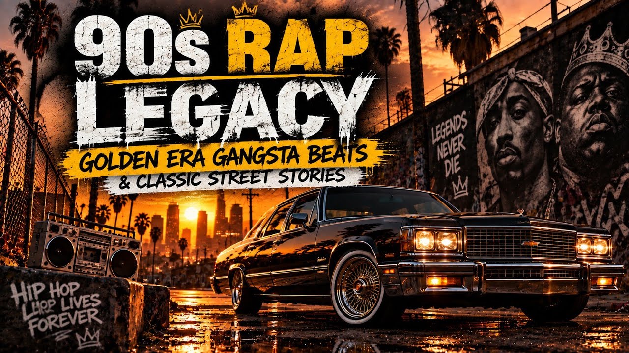 90s Rap Legacy | Golden Era Gangsta Beats & Classic Street Stories