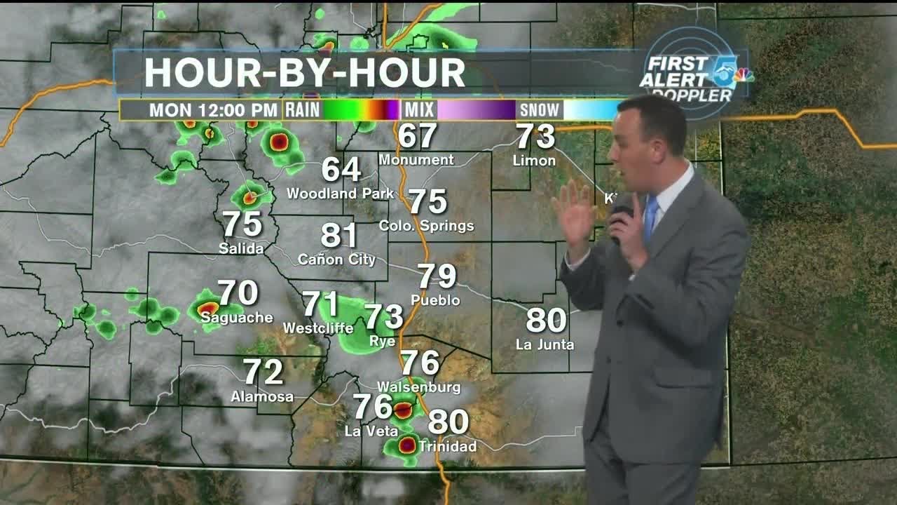 High likelihood for hail and heavy rain in storms today High likelihood for hail and heavy rain in storms today