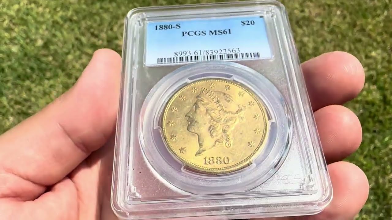 1880-S PCGS MS61 $20 Liberty Head Original Featured Rare Coin Video