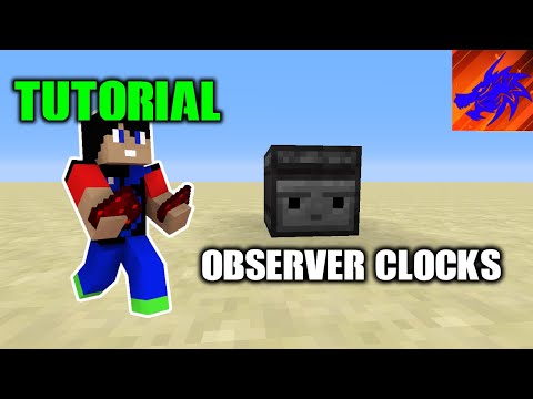 Make Redstone Clocks With Observer Blocks | Minecraft Tutorial