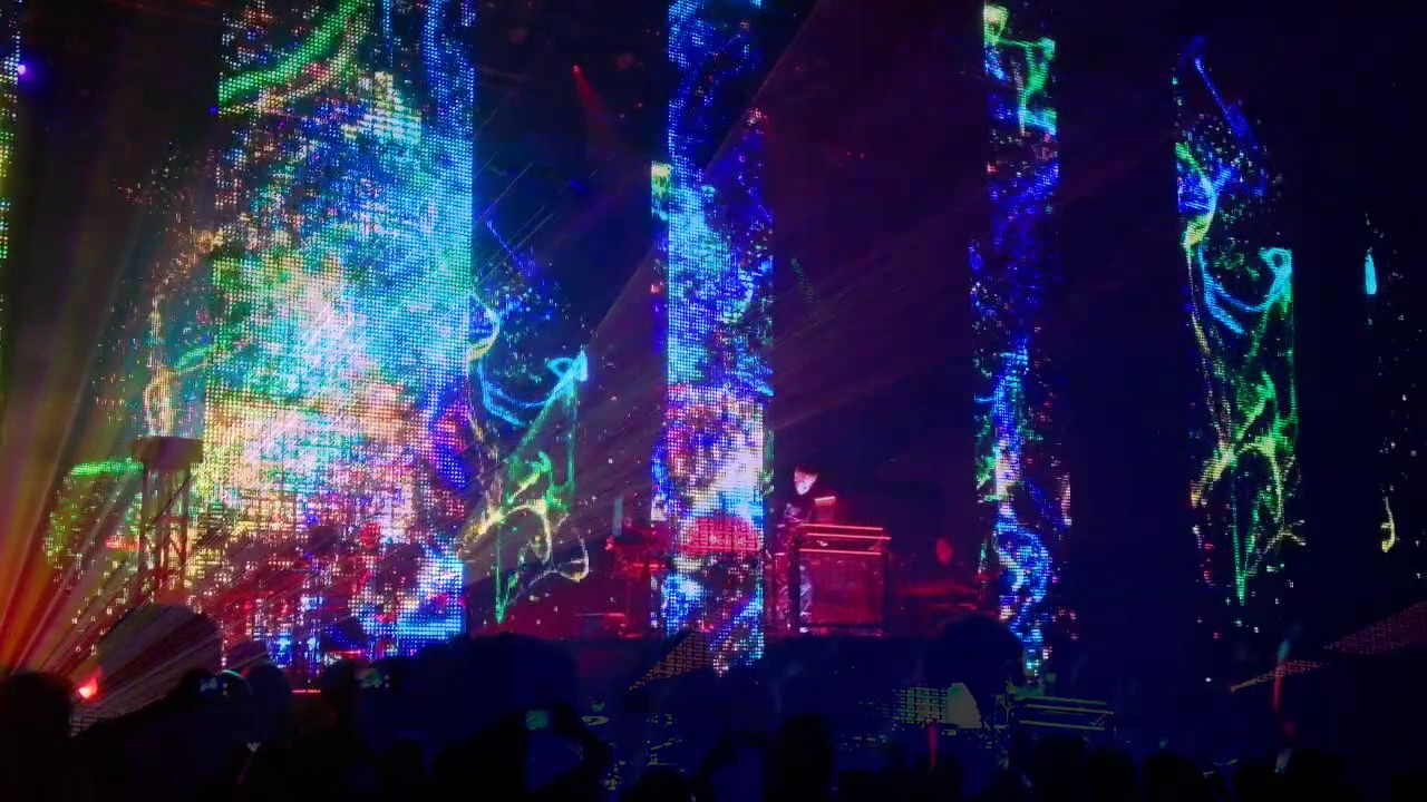 Jean-Michel Jarre, U.S. Electronica Tour, in Los Angeles, California,  27 May 2017