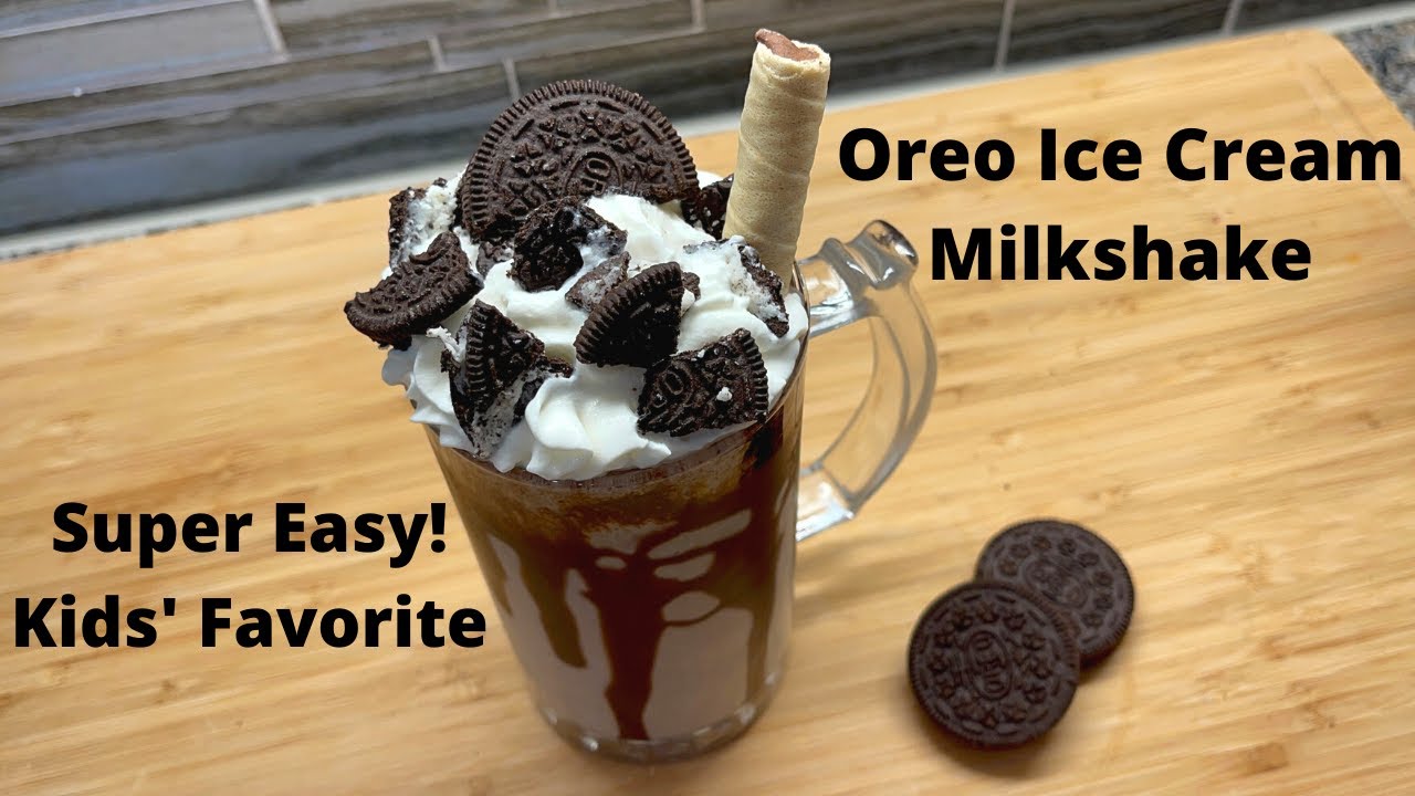 How to Make Oreo Milkshake | Easy Oreo Shake | Oreo Vanilla Ice Cream Milkshake | Oreo Freakshake