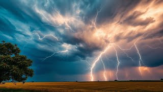 Powerful Thunder Rain Sounds for Deep Sleep, Relaxation, Meditation, Study, Focus & Stress Relief