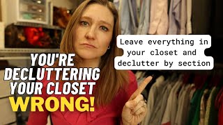 10 Closet Decluttering *Mistakes* To Avoid (And what I do instead!)