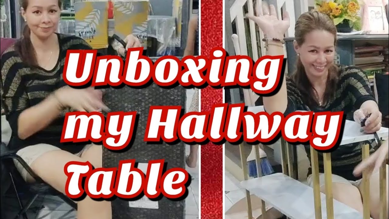 Unboxing Hallway Table 