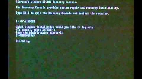 How to replace NTLDR and NTDETECT in Recovery Console.FLV
