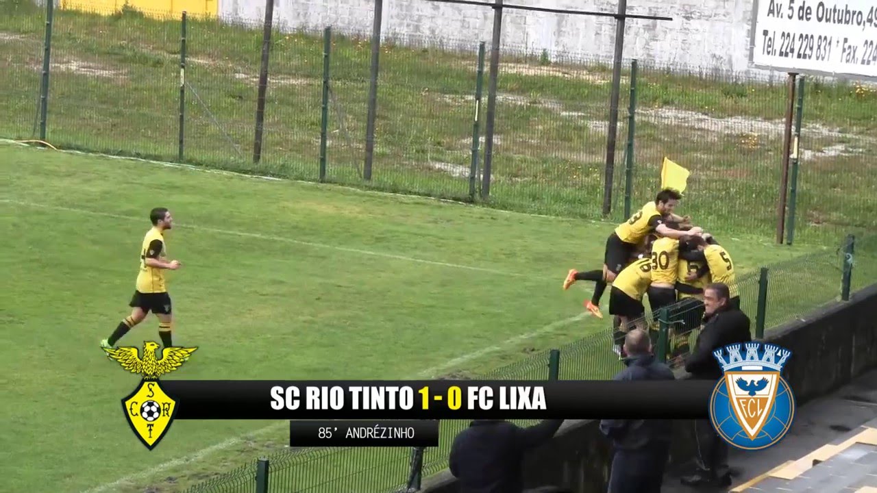 SC Rio Tinto - FC Lixa - Elite 2015-16 - YouTube