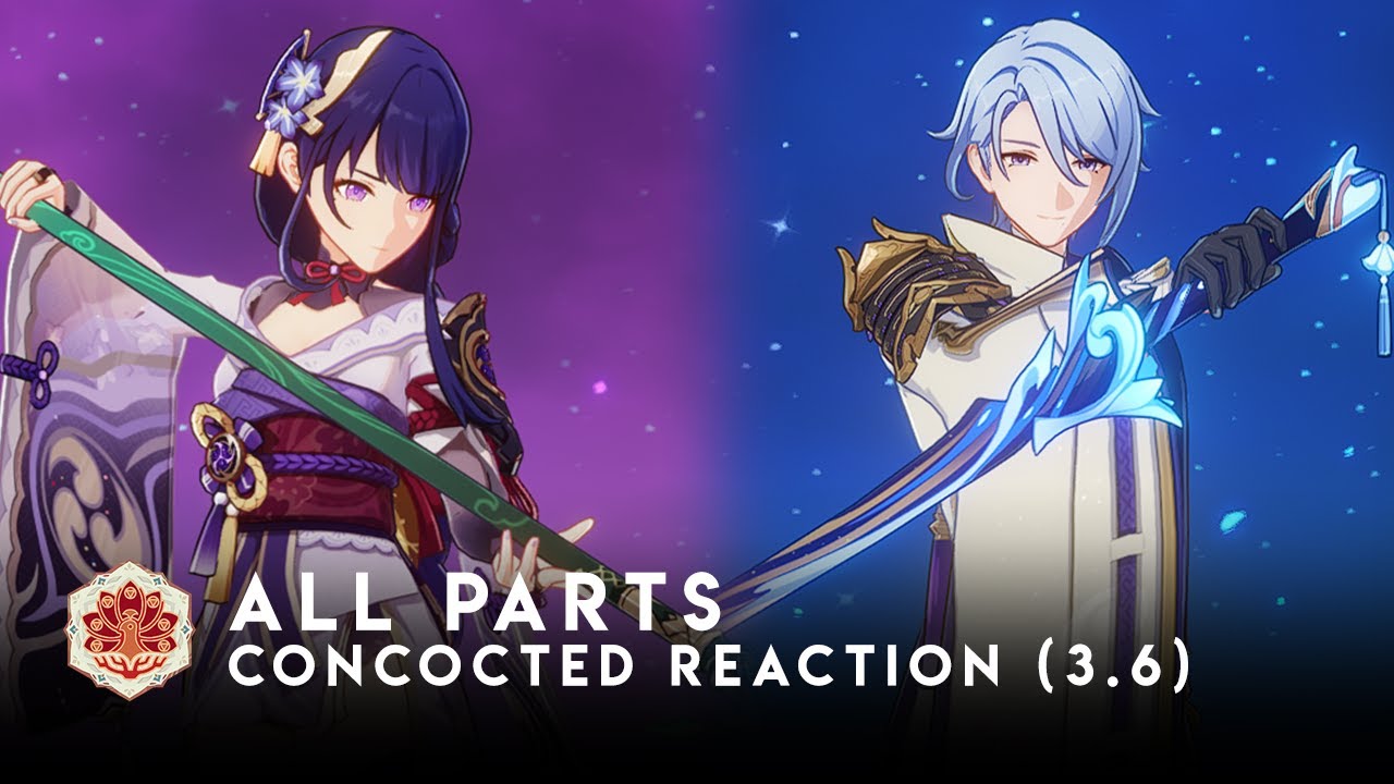 [Concocted Reaction] All Days with Raiden National & Ayato Vaporize ...