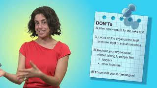 Thumbnail for 906 | Setting Up Your Social Enterprise: Key Do's & Don'ts - Social Entrepreneurship Course