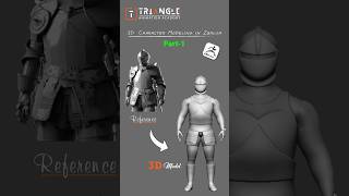 ⚔️ 3D Character Modeling in ZBrush – Part 1