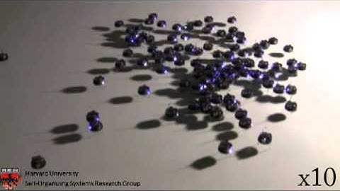 100 Kilobot Phototaxis