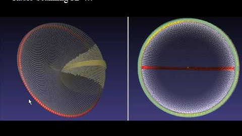 Visualizing real projective plane with VisuMap