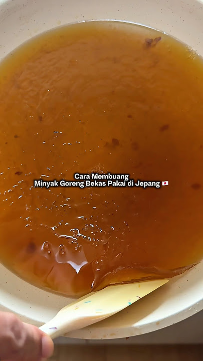 How to Dispose of Used Cooking Oil in Japan 🇯🇵