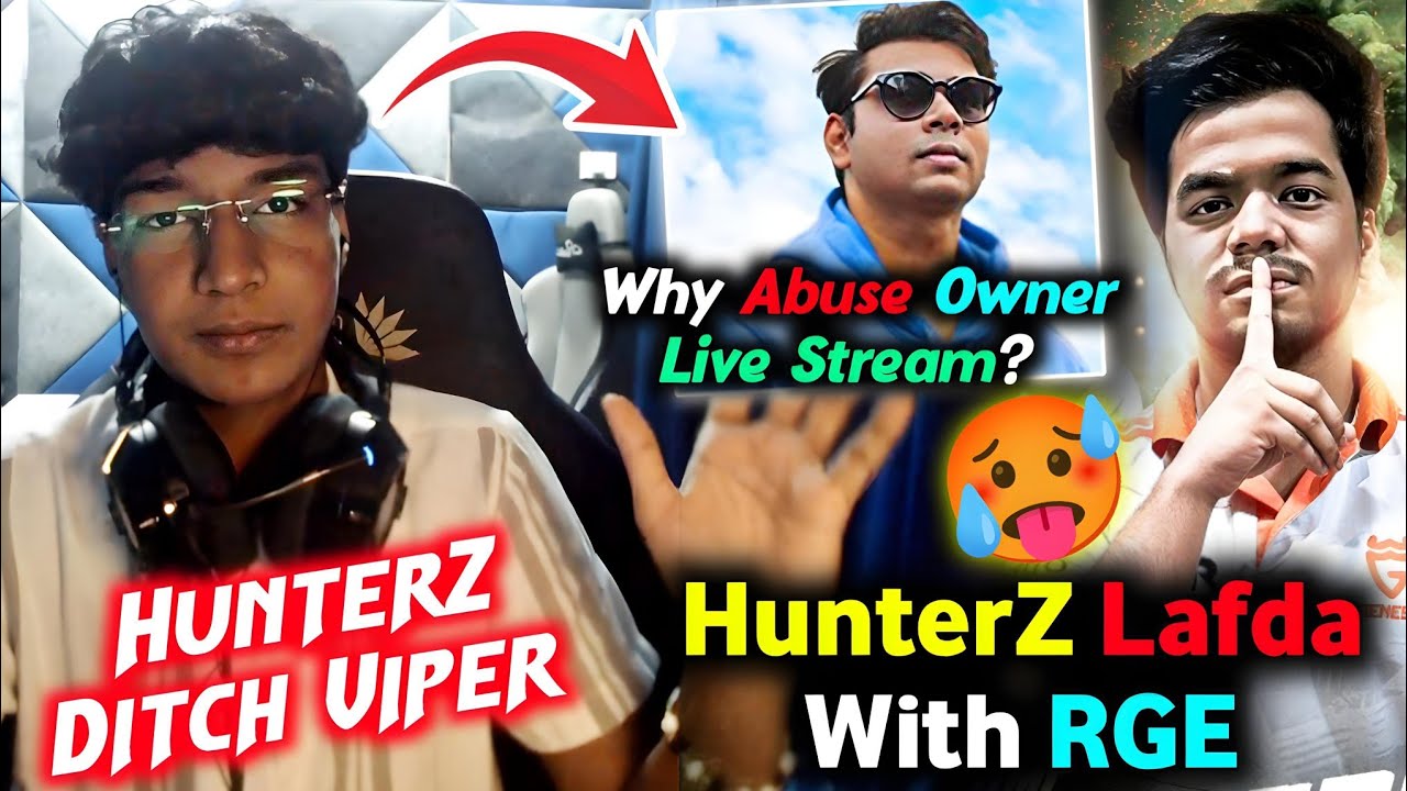RGE Action on Viper for Abusing RGE Owner🥵 l Viper Reveal why HunterZ Left RGE in Last Moment😱