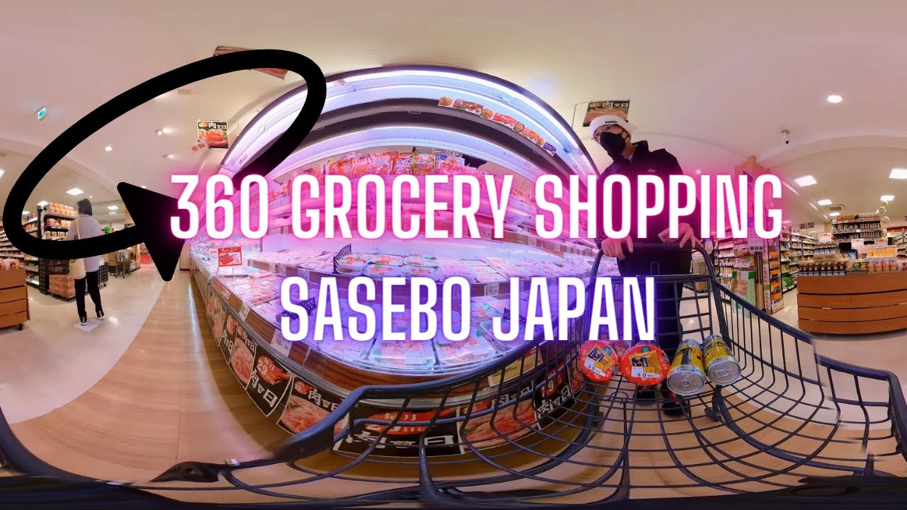 Full 360 Grocery Store Shopping in Sasebo Nagasaki Japan | The J-Vlog ...