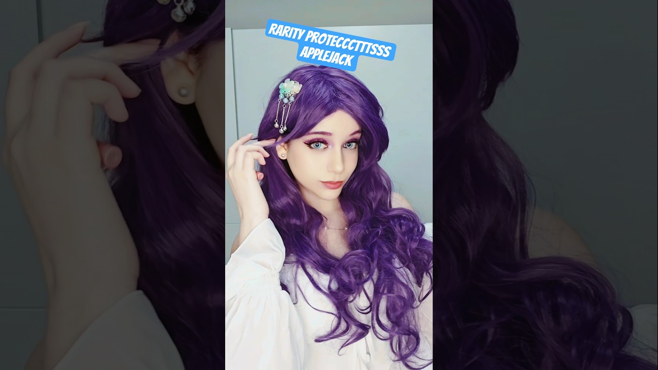 LOOK AT ME | Rarity & Applejack #cosplay #shorts #mlp