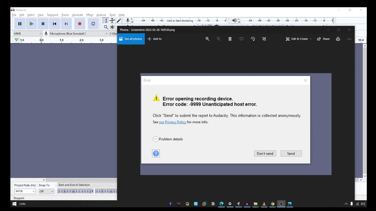 How To Fix Audacity Error Code 9999 YouTube How To Fix Audacity Error Code 9999 YouTube