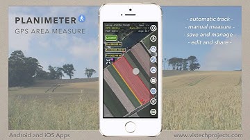 Measurements and Edit Mode in "Planimeter - GPS area measure" App for iOS