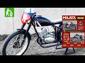 Motocykl ČZ 150c tzv. Zetka z kalendáře vrakoviště MILATA