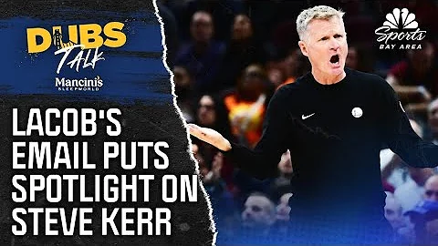 Joe Lacob's email puts spotlight on Steve Kerr as Warriors' frustrations grow | Dubs Talk | NBCSBA